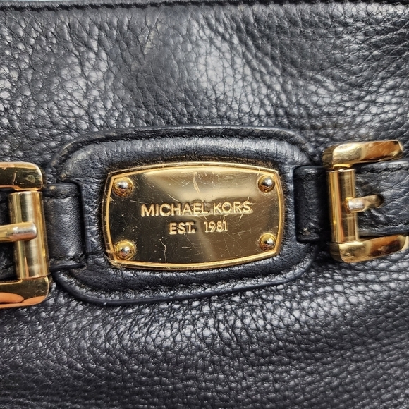 MICHAEL Michael Kors Black Pebbled Leather Bag - Picture 4 of 15